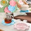 NentMent 3 Pack Electric Kettle Drip Trays Glass Carafe Drip Tray Drip Catcher for Glass Teapot Stovetop Water Pitcher Thermal Coffee Carafe Beverage Drink Dispensers Cold Brew Coffee Maker Tea Kettle view 3