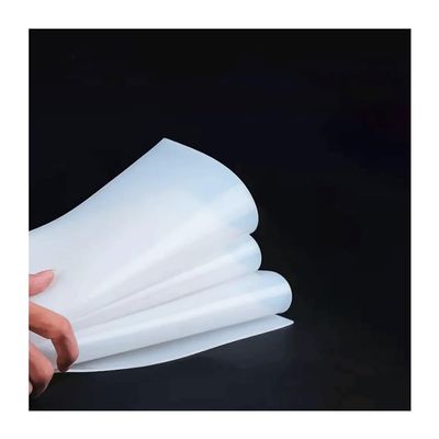 ACVACV White Silicone Rubber Sheet Clear Silicone Sheet Mat Silicone Sheeting, for Home Garden Thin Board semi Transparent Rubber Accessories(400x400x6mm)