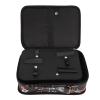 Barber Carrying Case, Stylist Tool Organizer for Scissors, Combs, Hair Clippers, Large Capacity & Sturdy ABS + PU + Canvas Material, Multifunction Travel Bag view 1