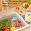 Efficient Portable Fruit and Vegetable Washers, Fit Vegetable and Fruit Wash, Automatic Fruit Washer, Swirl Cleaning Tech, USB Automatic Washer Spinner Machine for Fruits and Vegetables (B) view 2