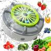 Efficient Portable Fruit and Vegetable Washers, Fit Vegetable and Fruit Wash, Automatic Fruit Washer, Swirl Cleaning Tech, USB Automatic Washer Spinner Machine for Fruits and Vegetables (B) view 3