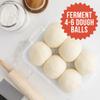 Chef Pomodoro Pizza Dough Proofing Box 14x11 Dough Container Grey 2-Pack view 2