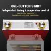 6/8/12 Stainless Steel Food Dehydrator Machine(400w), Freeze Dryer, Timing: 0-12 Hours+Temperature: 35-90 , Layer Spacing: 2.5cm+Built-in Fan, for Fruit,12 layers view 4