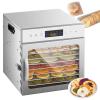 8/12/18 layers Food Dehydrator, Stainless Steel Fruit Dryer Machine with 30~90 Temperature Setting, Max 24h, Dehydrator Food Dryer for Vegetables, Meats, Herb,8-Layer view 1