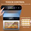 8/12/18 layers Food Dehydrator, Stainless Steel Fruit Dryer Machine with 30~90 Temperature Setting, Max 24h, Dehydrator Food Dryer for Vegetables, Meats, Herb,8-Layer view 3