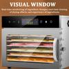 8/12 Trays Freeze Dryer Machine, Stainless Steel Food Dehydrator for Drying Fruit, Meat, Vegetable, Jerky and Pet Treat - 24H Timer & 30-90C Temperature Control,12-Layer view 3