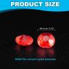 PATIKIL 10000 Pcs Wedding Table Scatter Confetti Crystals 4.5mm Acrylic Diamonds Vase Fillers Gems for Table Centerpiece Decorations Party Vase Beads, Dark Red view 2