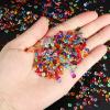 PATIKIL 10000 Pcs Wedding Table Scatter Confetti Crystals 4.5mm Acrylic Diamonds Vase Fillers Gems for Table Centerpiece Decorations Party Vase Beads, Dark Red view 4