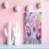 11x14 Floral Wall Art Canvas Print (Iris In Bloom) view 2