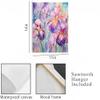 11x14 Floral Wall Art Canvas Print (Iris In Bloom) view 3