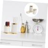 GLEAVI Ceramic Chopstick Holder Set with Drainage Saucer for Countertop view 2