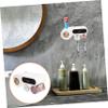 Alipis Bathroom Cup Storage Mounted Toothbrush Organizer Multi Purpose Holder for Toothbrushes Toothpaste Razors Space Saving Toilet Organizer Shelf Luxurious view 2