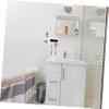 Alipis Bathroom Cup Storage Mounted Toothbrush Organizer Multi Purpose Holder for Toothbrushes Toothpaste Razors Space Saving Toilet Organizer Shelf Luxurious view 4