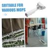 Mop Head Clamp Replacement Clip, Galvanized Iron Silver Attachment view 3