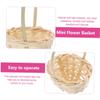OUNONA 3sets Woven Decorative Tiny Flower for Home Decor for Weddings Housewarming and Accents 6pcs*3 view 3