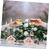 OUNONA 3sets Woven Decorative Tiny Flower for Home Decor for Weddings Housewarming and Accents 6pcs*3 view 4