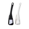 2PCs Window Track & Crevice Cleaning Brushes with Built-in Dustpan - Floor/Window Slot/Keyboard/Door Crevice Brush Set, Household Cleaning Tool Set(Black+White) view 1