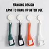 2PCs Window Track & Crevice Cleaning Brushes with Built-in Dustpan - Floor/Window Slot/Keyboard/Door Crevice Brush Set, Household Cleaning Tool Set(Black+White) view 3