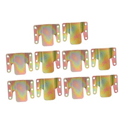 HOLIDYOYO 10pcs Sectional Couch Clips Connector Brackets for Sofa Easy Installation and Height Furniture Fasteners for Home Use