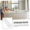 Zerodeko Plastic Bathtub Tray for Wine Phone Accessories Expandable Bathroom Holder for Standard Bathtubs Sturdy Food Stand with Precision Cut Recesses view 4