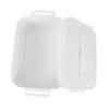 FRCOLOR Large Capacity Portable Medicine Chest White Handheld First Aid Kit for Home and Travel Multi-Compartment Design Lid for Emergency Supplies view 1