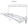 Solid Clothes Drying Rack Wall Mounted Clotheshorse Clothes Airer Washing Cloth Wall Mounted Clotheshorse Clothes Airer Washing Cloth Line Extendable Folding Bar for Bathroom Indoor Outdoor view 3
