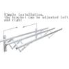 Solid Clothes Drying Rack Wall Mounted Clotheshorse Clothes Airer Washing Cloth Wall Mounted Clotheshorse Clothes Airer Washing Cloth Line Extendable Folding Bar for Bathroom Indoor Outdoor view 4