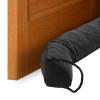 uxcell Door Sweep for Bottom of Doors, 32" x 3" Door Draft Stopper with Hanging Loops Weather Stripping Machine Washable for Windows Blocker Dust Cold Heat Noise, Black view 1