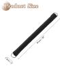 uxcell Door Sweep for Bottom of Doors, 32" x 3" Door Draft Stopper with Hanging Loops Weather Stripping Machine Washable for Windows Blocker Dust Cold Heat Noise, Black view 2