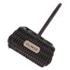HEMOTON Woven Flower Basket with Handle Elegant Storage Organizer for Weddings Home Decor and Special Occasions Versatile Hand Held Flower Holding Basket view 1