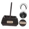 HEMOTON Woven Flower Basket with Handle Elegant Storage Organizer for Weddings Home Decor and Special Occasions Versatile Hand Held Flower Holding Basket view 3