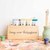 Creative Deco Personalized Wooden Crate Storage Box Wish Text Box | 11.8x7.87x5.51in (+-0.5) | Mutiple Choice | Personalised Text | Hinged Lid Handles & Engraving | UNSANDED Keepsake Memory Souvenir view 4