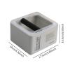 Espresso Grounds Disposal Box for Home Cafe Use Green L(White,Small) view 3