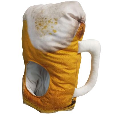 EPIPHQNY Beanie, Birthday Beer Mug Hat All Age Theme Stage Headgear Hat Photo Props Plush Headgear Hats for Gathering