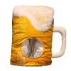 EPIPHQNY Beanie, Birthday Beer Mug Hat All Age Theme Stage Headgear Hat Photo Props Plush Headgear Hats for Gathering view 3