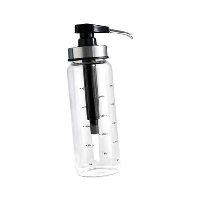 BIUDECO Stainless Steel Honey Dispenser 300ml Sealing Cap Leak-proof Kitchen Cruet for Honey and Jam Storage