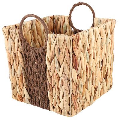 Cabilock Woven Snack Storage Basket Handcrafted Grass Storage Box for Living Room Tabletop Organizing Multi-Function Household Container with Decorative Design Sturdy and Lightweight
