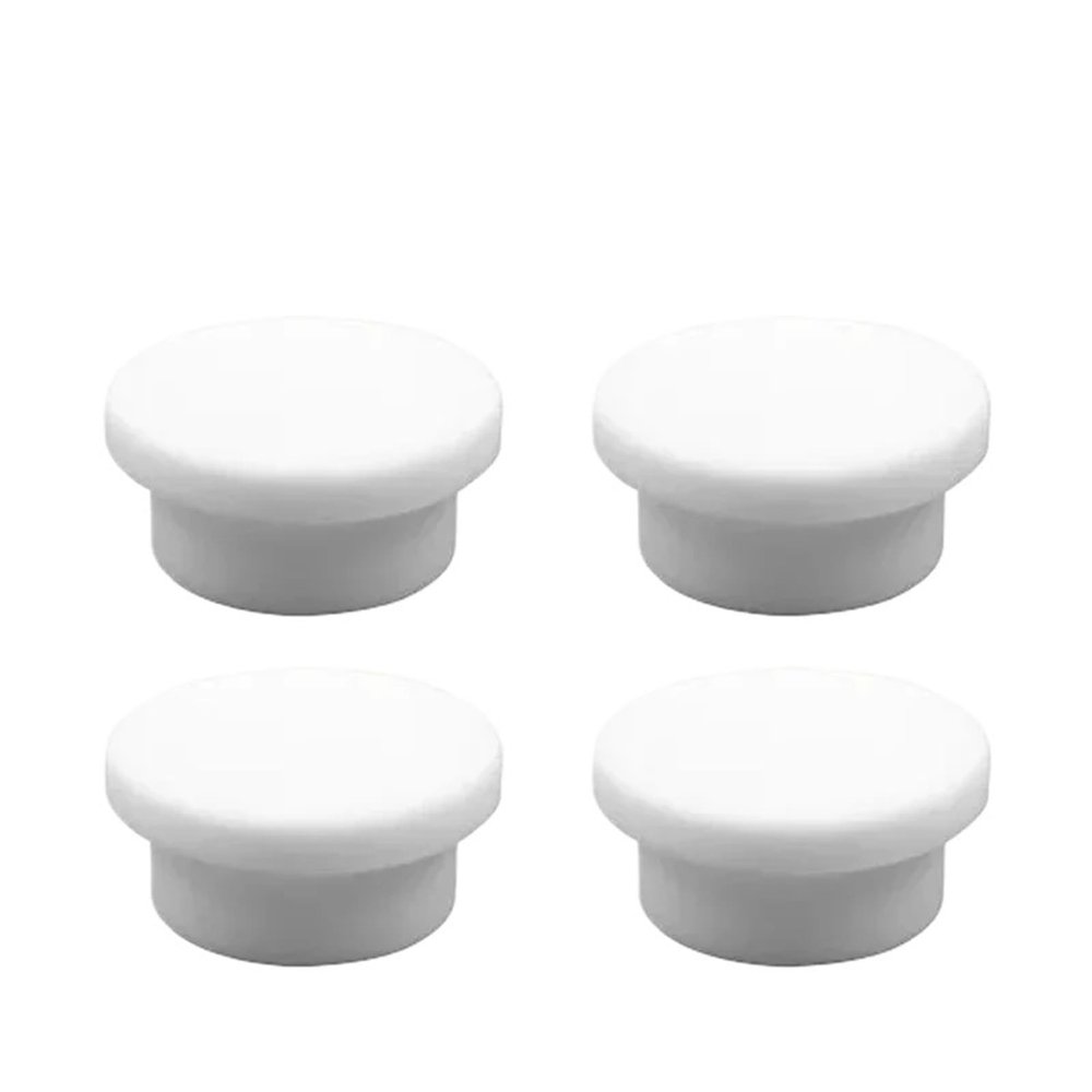 Overflow Drain Cover 100pcs Overflow Outlet Sealing Cover Round Plug,Bathtub Stopper Waterproof Plug for Home Kitchen Bathroom