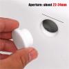 Overflow Drain Cover 100pcs Overflow Outlet Sealing Cover Round Plug,Bathtub Stopper Waterproof Plug for Home Kitchen Bathroom view 3