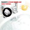 Overflow Drain Cover 100pcs Overflow Outlet Sealing Cover Round Plug,Bathtub Stopper Waterproof Plug for Home Kitchen Bathroom view 4
