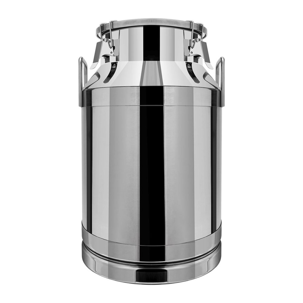 10.57gal Stainless Steel Milk Transport Cans,304 Stainless Steel Milk Can with Sealed Lid,Metal Water Beverage Drink Dispenser Milk Pail Milk Bucket,Container Storage for Milk Wine Oil