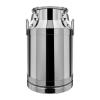 10.57gal Stainless Steel Milk Transport Cans,304 Stainless Steel Milk Can with Sealed Lid,Metal Water Beverage Drink Dispenser Milk Pail Milk Bucket,Container Storage for Milk Wine Oil view 1