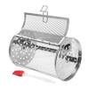 Abaodam Stainless Steel Oven Basket for Air Fryer Rotisserie Universal Baking Supplies with Brush Random Color for Grilling and Roasting Nuts view 1