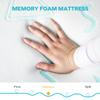 MLILY JAMA Kids 8 Inch Full Size Memory Foam Mattress in A Box, Medium Firm view 4