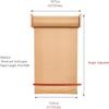ERoomQ Kraft Paper roll Paper Cutter Dispenser Wall Mount, Kraft Paper Roller Holder with Shelf for Storage, Paper Roller (64cm/25.2in) view 3