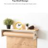 ERoomQ Kraft Paper roll Paper Cutter Dispenser Wall Mount, Kraft Paper Roller Holder with Shelf for Storage, Paper Roller (64cm/25.2in) view 4