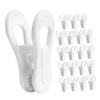 Amosfun 20pcs Multi-Functional Plastic Clothespins Non-Slip Clothes Clips for Drying Quilts Towels and Socks for Home Use Bedrooms Bathrooms and Balconies view 1