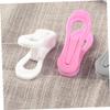 Amosfun 20pcs Multi-Functional Plastic Clothespins Non-Slip Clothes Clips for Drying Quilts Towels and Socks for Home Use Bedrooms Bathrooms and Balconies view 2