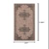 Rugs.com - Outdoor Traditional Rug 10 Ft Runner Beige Indoor/Outdoor Rug Weather-Resistant Runner for Patios, Decks, Porches, and High-Traffic Walkways view 2