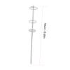 KONTONTY Fishing Umbrella Anchor Metal Stand for Beach and Lawn Use Heavy Duty Sand Anchor Holder for Outdoor Activities and Fishing view 2